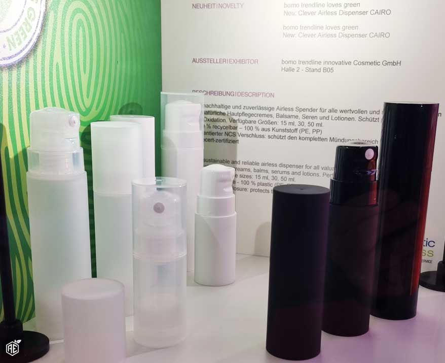 Bomotrendline auf der CosmeticBusiness mit neuen nachhaltigen Verpackungen